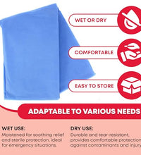 manta estéril ideal para quemaduras