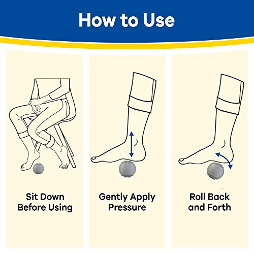 masaje para fascitis plantar con Dr. Scholl's