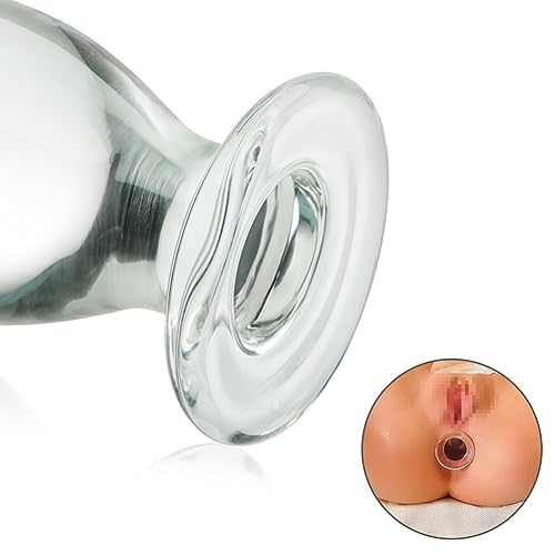 masaje prostático con plug de vidrio