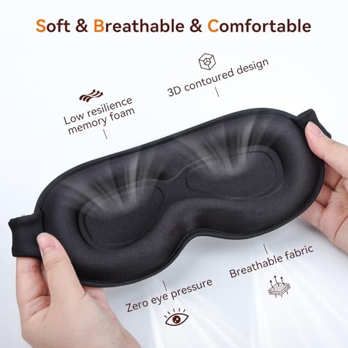 máscara 3D sin presión ocular para dormir