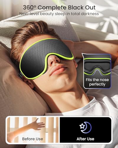 máscara ajustable para dormir