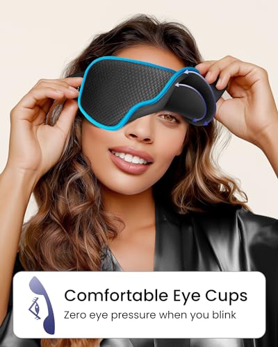 máscara de ojos 3D suave y cómoda