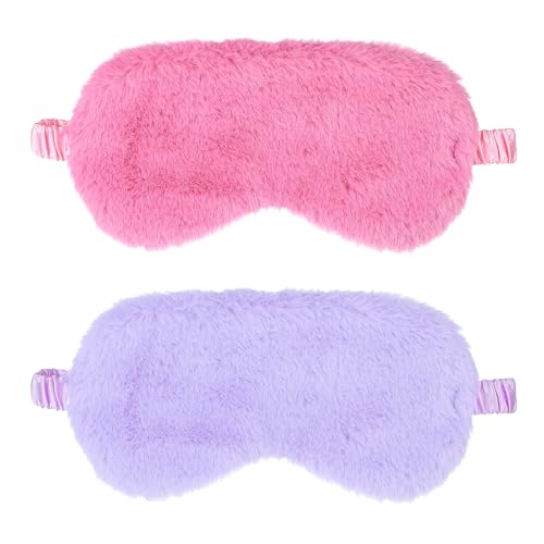 máscara de ojos de peluche suave