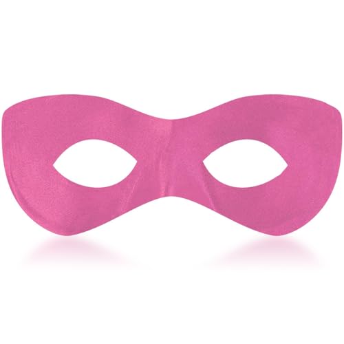 máscara de ojos de superhéroe rosa para fiestas