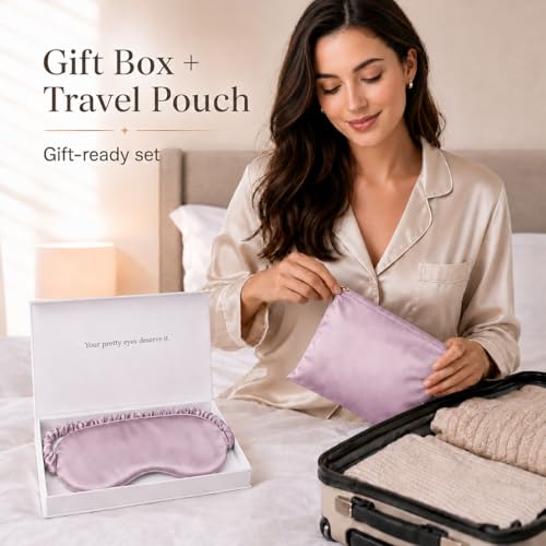máscara de sueño incluye bolsa de viaje