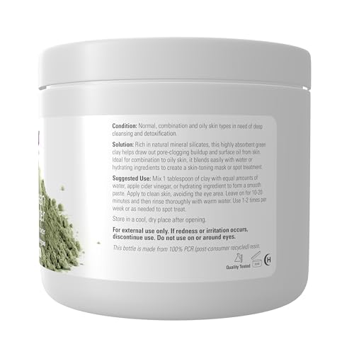 máscara facial purificante de arcilla