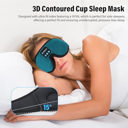 máscara para dormir cómoda de lado