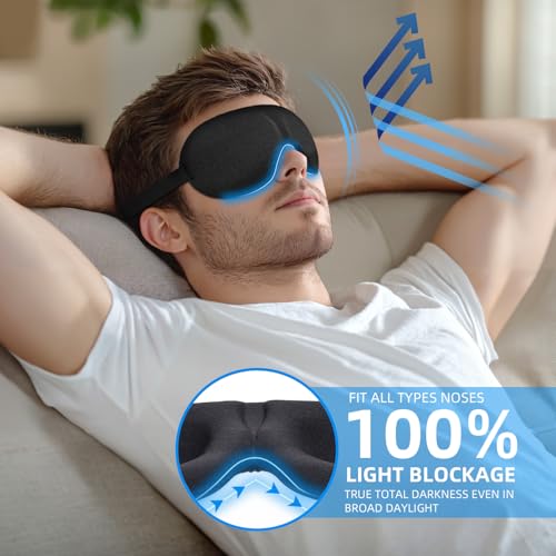 máscaras 3D YIVIEW bloquean la luz completamente