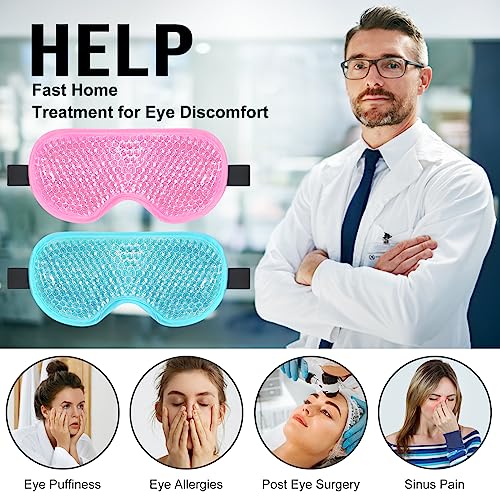 máscaras frías para ojos hinchados