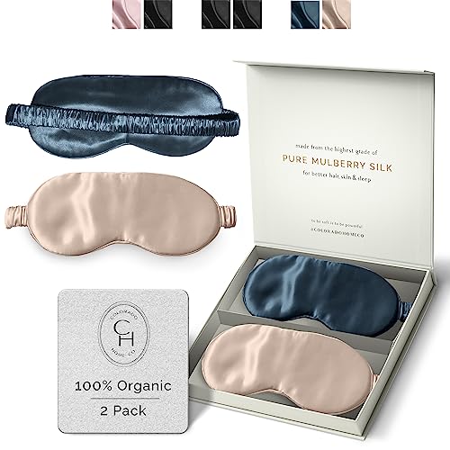 mascarilla de sueño de seda cómoda