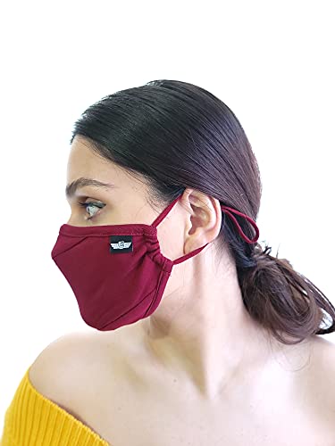 mascarilla de tela con diseño moderno