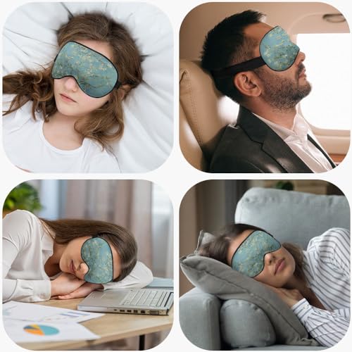 mascarilla para dormir con diseño artístico