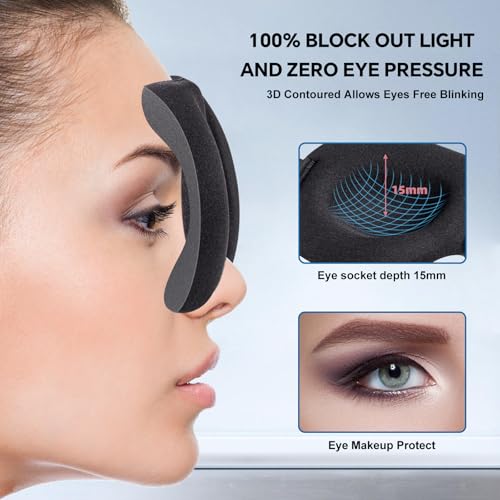 mascarilla para dormir YIVIEW transpirable y suave
