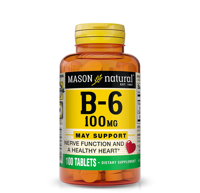 MASON NATURAL Vitamina B6 100 mg
