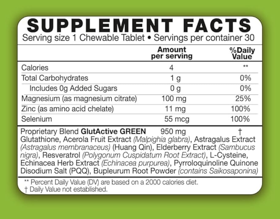 Masticables de GlutActive