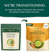 Matcha VAHDAM con Cúrcuma 1.76 oz
