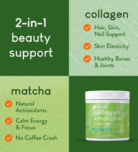 matcha y colágeno hidrolizado en tés