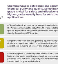 Material de cromo para bioquímica segura