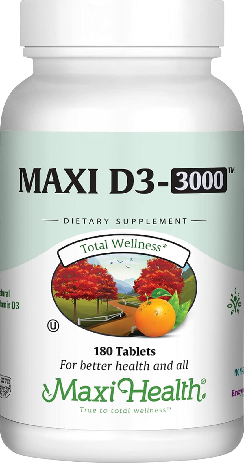 Maxi Health Vitamina D3 3000 IU