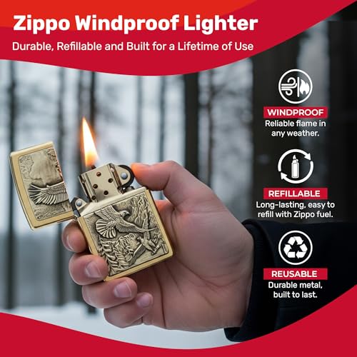 mechero de metal recargable Zippo