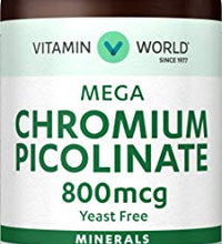 mega picolinato de cromo 800 mcg