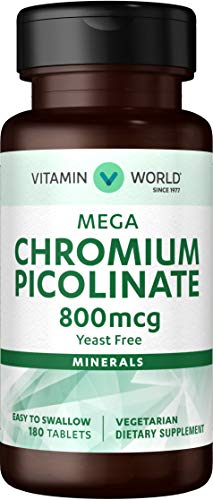 mega picolinato de cromo 800 mcg