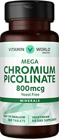 mega picolinato de cromo 800 mcg
