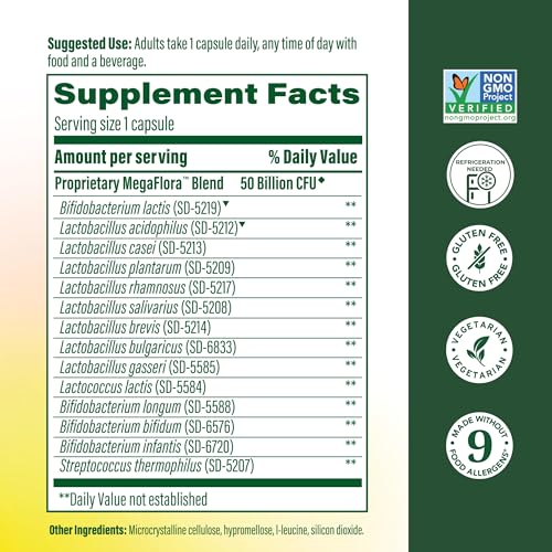 MegaFood Probiotic Plus 60 cápsulas