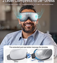Mejora el sueño con masajeador de ojos