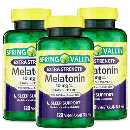Melatonina 10mg para dormir mejor