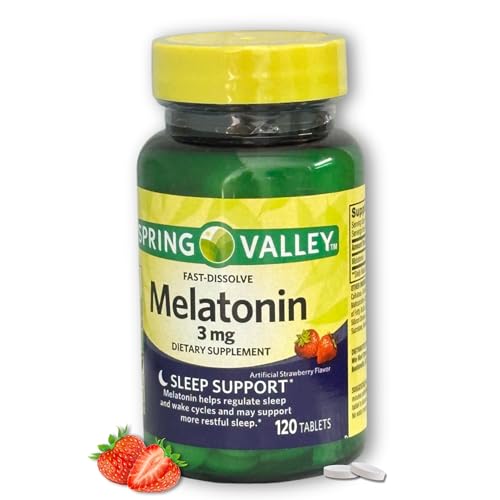 melatonina 120 piezas para descanso profundo