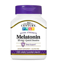 melatonina 21st century sabor cereza para dormir