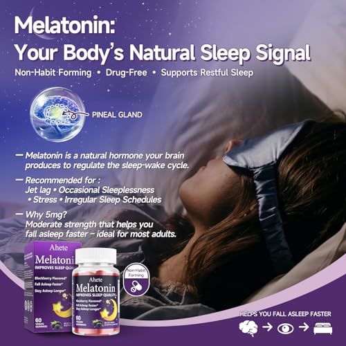 melatonina 5mg para descansar mejor
