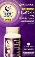 melatonina Member's Mark para dormir mejor