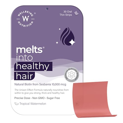 melts para cabello saludable con biotina