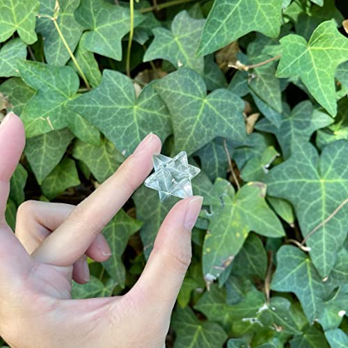 Merkaba de cuarzo claro para Reiki
