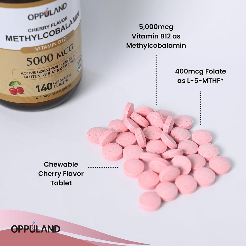Methyl B-12 5000 mcg masticables