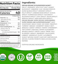 Mezcla de superalimentos para energía