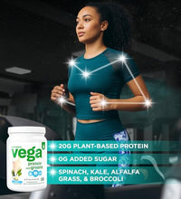 mezcla de supergreens y proteína