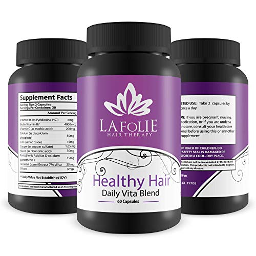 mezcla de vitaminas para un cabello brillante
