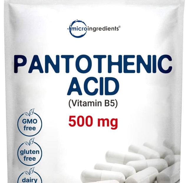 Micro Ingredients Ácido Pantoténico 500 mg