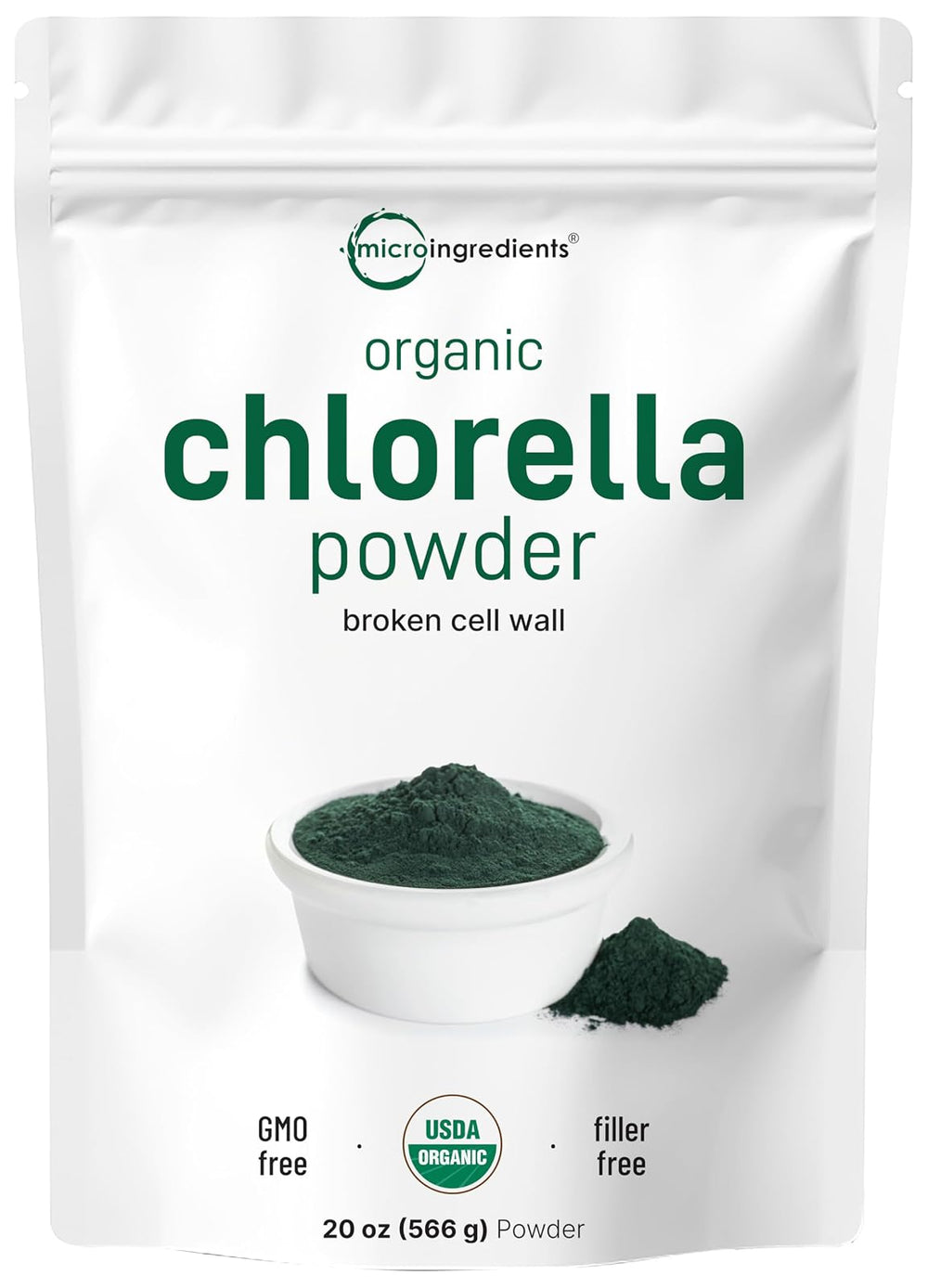 Micro Ingredients polvo de chlorella