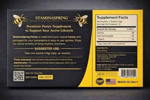 miel Stamina Spring en porciones