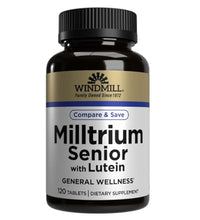Milltrium Senior con Luteína beneficios para la vista