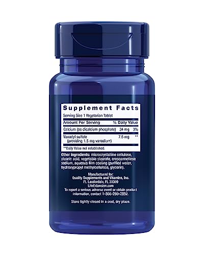 Mineral traza de vanadio para salud