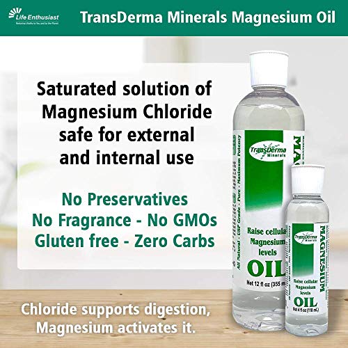 Minerales antiguos en aceite de Magnesio