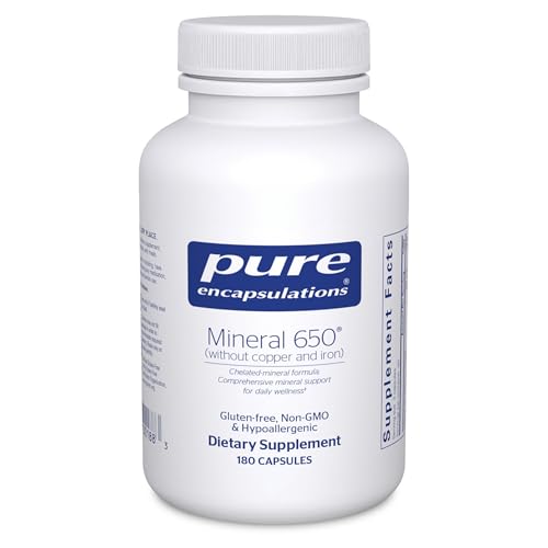 Minerales quelados hipoalergénicos Pure Encapsulations