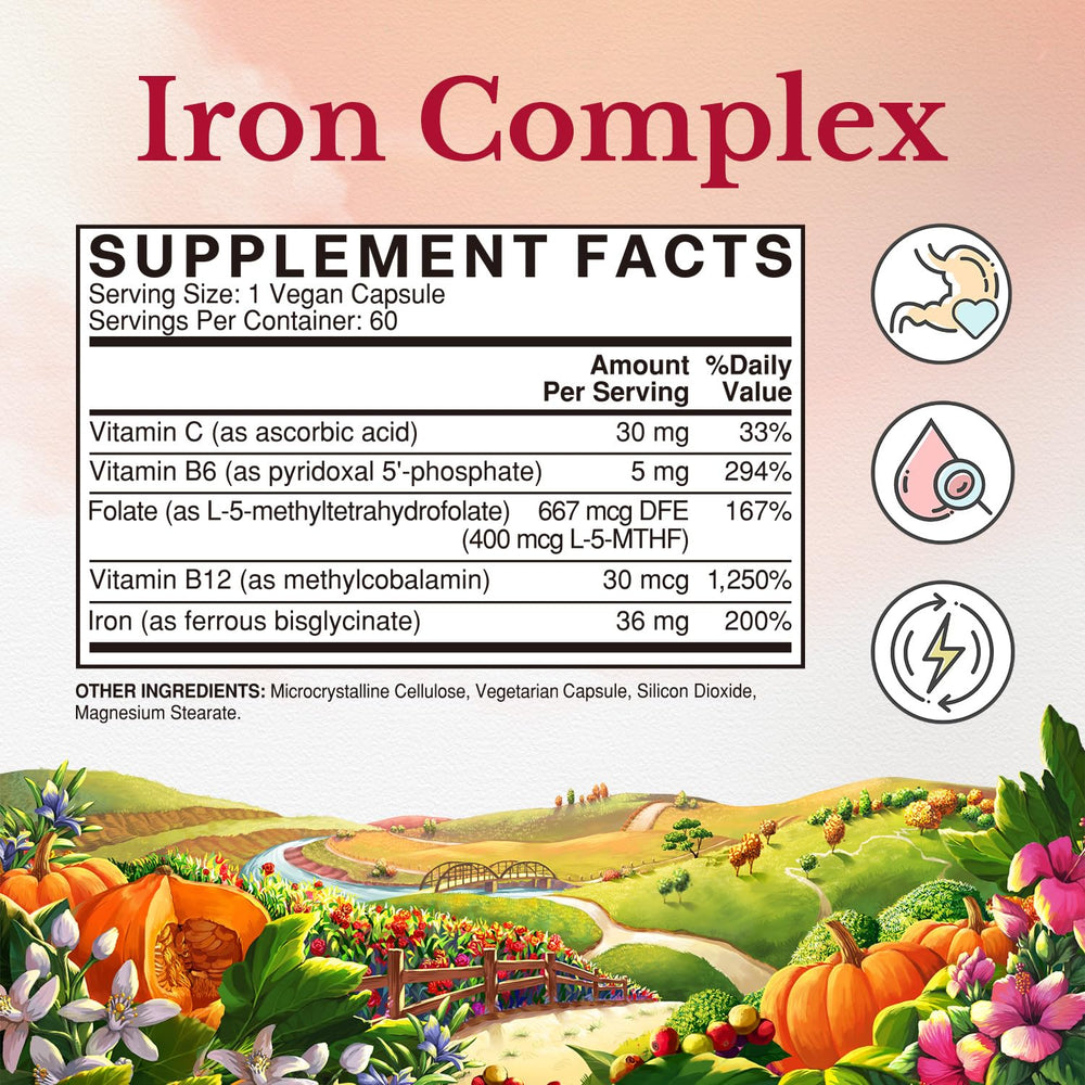 Minerales Vitalitown Complejo de hierro