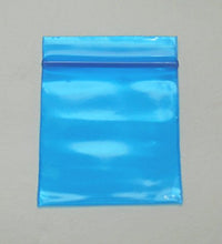 Mini bolsas de polietileno azules