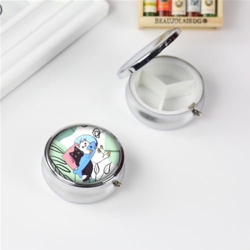 Mini caja de viaje para vitaminas felinas